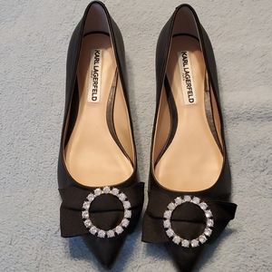 Karl Lagerfeld Flats Black